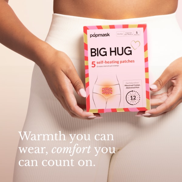 Popmask Big Hug Self Heating Menstrual Cramp Patches (5 Pack)