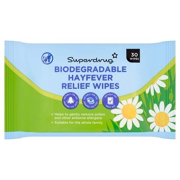 Superdrug Hayfever Wipes