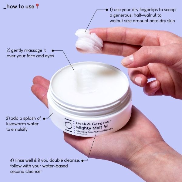 Geek & Gorgeous 101 Mighty Melt Cleansing Balm 98ml