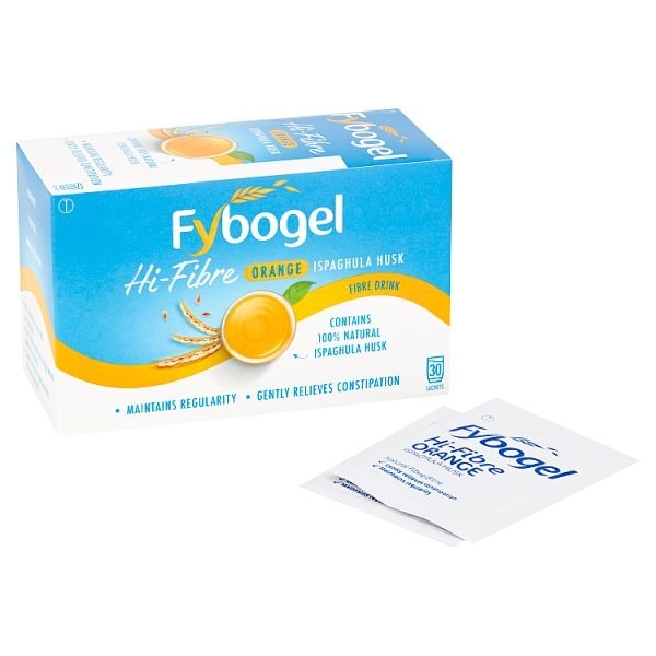 Fybogel Hi Fibre Orange Constipation Relief 30 Sachets