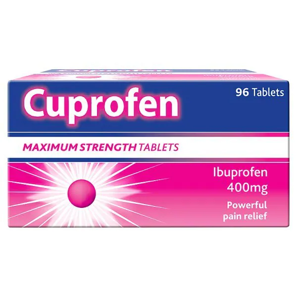 Cuprofen Max Strength 400mg - 96 Tablets