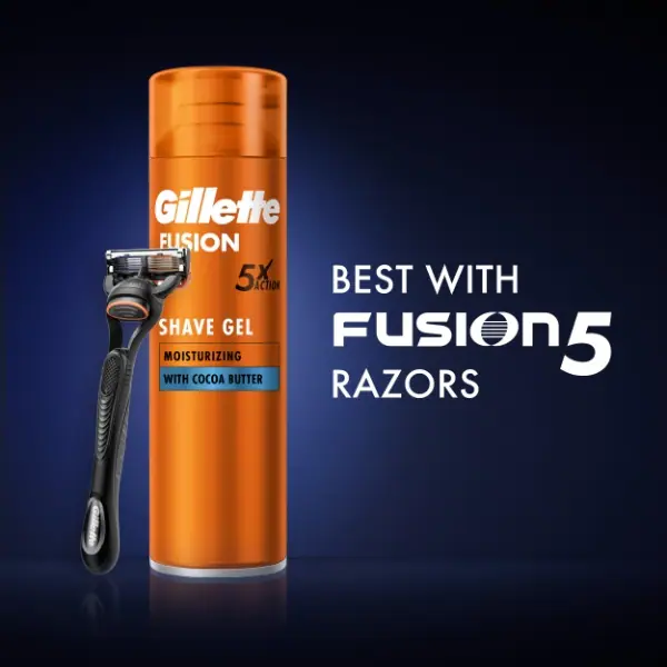 Gillette Fusion5 Moisturising Shaving Gel 200ml