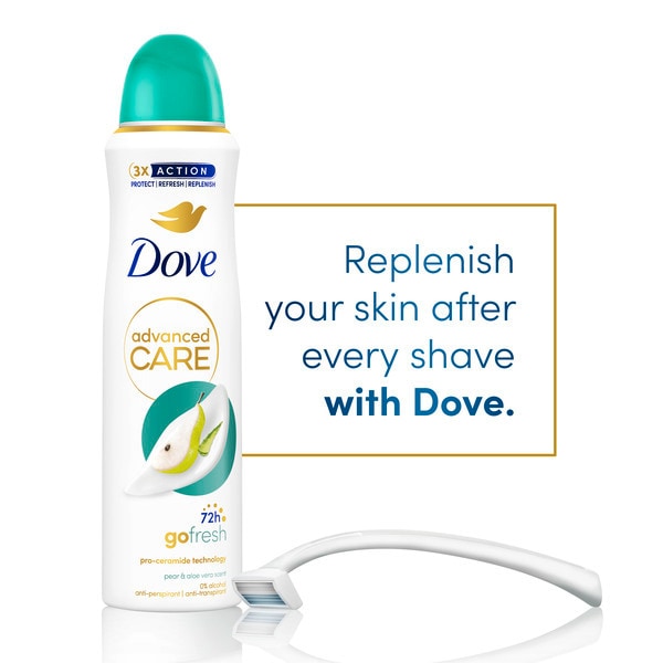 Dove Advanced Care Pear & Aloe Vera Anti-Perspirant Aerosol 200ml