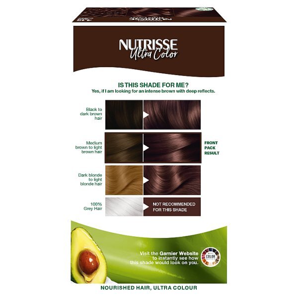 Garnier Nutrisse 4.15 Iced Coffee Brown Permanent Hair Dye