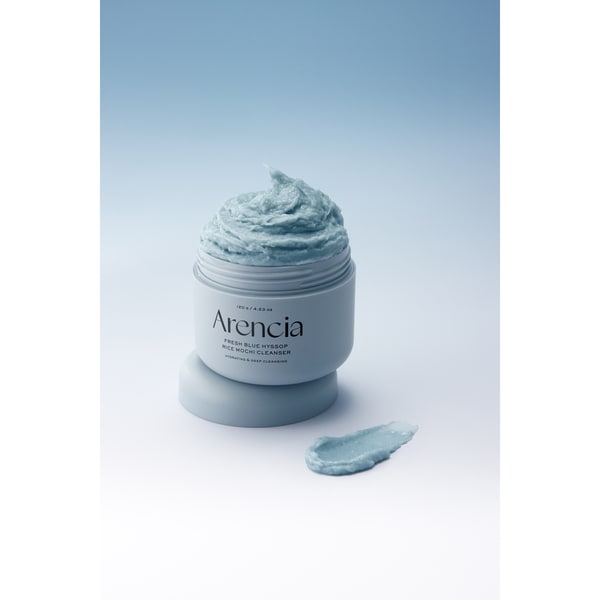 Arencia Fresh Blue Hyssop Rice Mochi Cleanser 120g