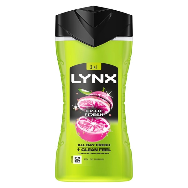 Lynx Epic Fresh 3-in-1 Body Wash Shower Gel  225 ml