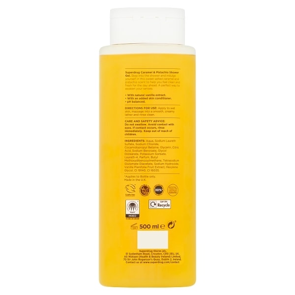 Superdrug Fruity Caramel Pistachio 500ml