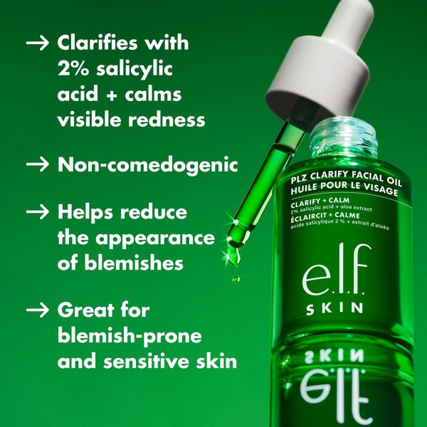 E.L.F. Skin Plz Clarify Facial Oil 30Ml