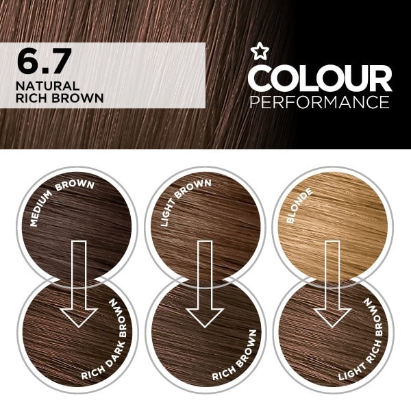 Superdrug Colour Performance 6.37 Natural Light Golden Brown