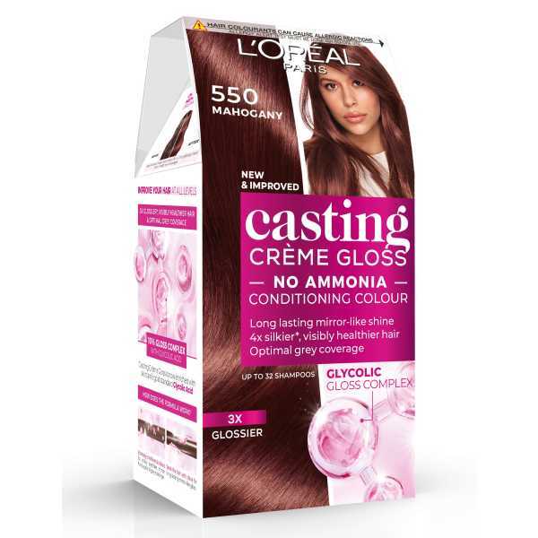 L'Oréal Casting Crème Gloss 550 Mahogany Hair Dye