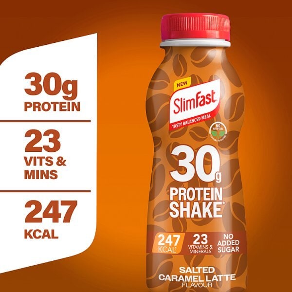 SlimFast 30g High Protein Salted Caramel Latte 325ml