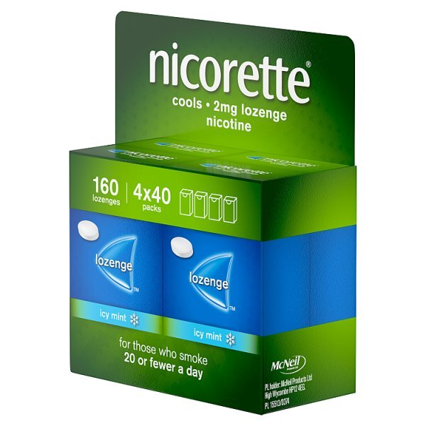 Nicorette® Cools 2Mg Icy Mint Lozenges 160S (Stop Smoking)