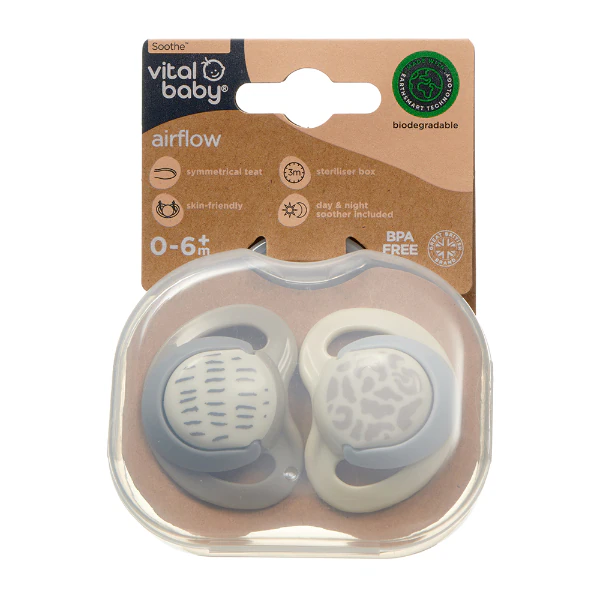 Vital Baby Soothe Airflow 0-6 Months 2Pk