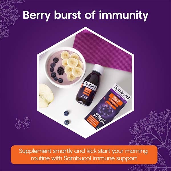 Sambucol Immuno Forte Black Elderberry Liquid 120ml