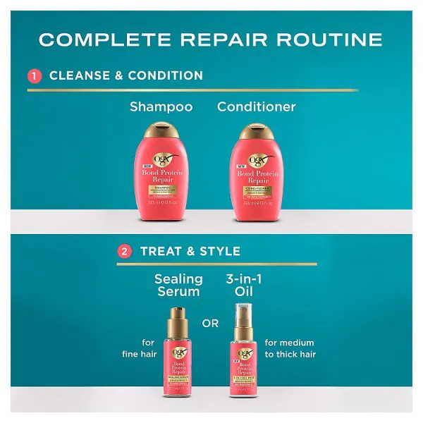 ogx Bond Protein Repair Lightweight Conditioner 385ml