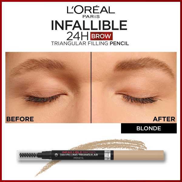 L'Oréal Paris Infallible 24H Brow Filling Pencil 7.0 Blonde