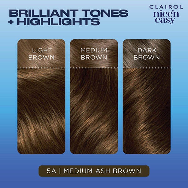 Clairol Nice'n Easy Hair Dye 5A Medium Ash Brown