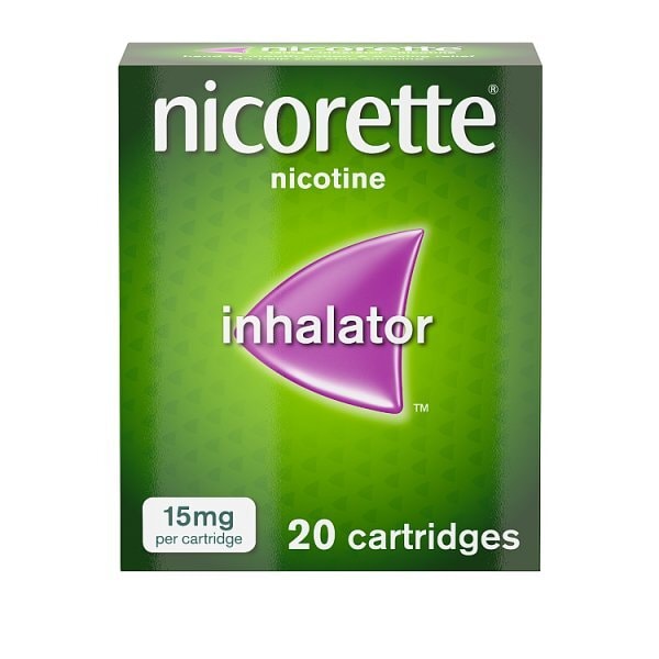 Nicorette 15mg Inhalator Nicotine Cartridges (Stop Smoking)