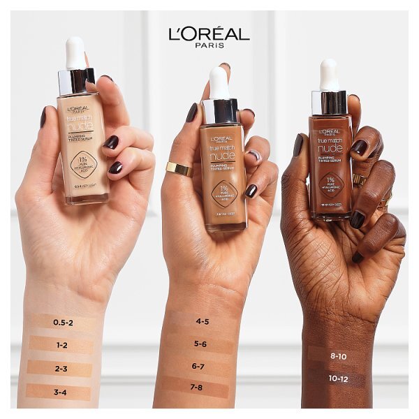 L'Oréal Paris True Match Nude Tinted Serum 7-8 Tan-Deep