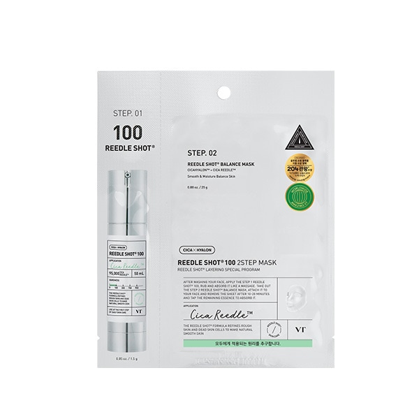 VT Cosmetics Reedle Shot 100 2-Step Mask