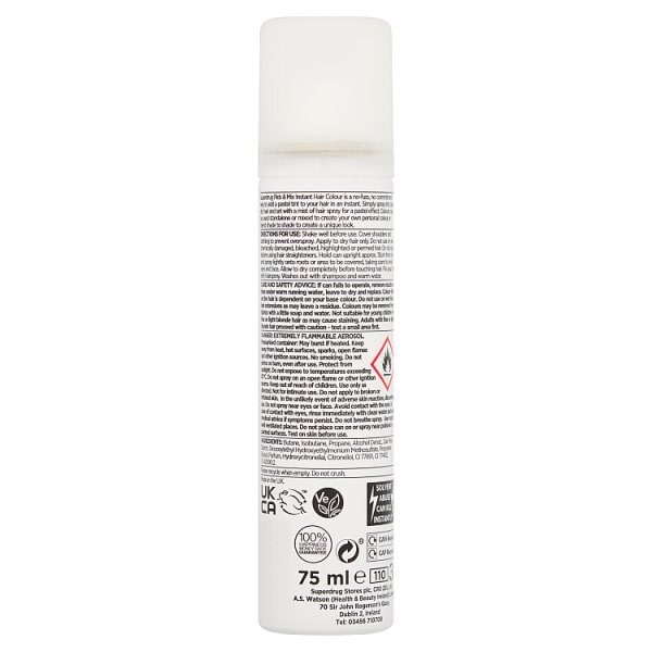 Pick & Mix Temporary Hair Colour Spray Pastel Green 75ml
