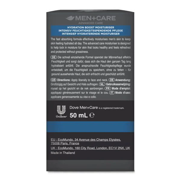 Dove Men+Care Hydration Boost Moisturiser 50 ml