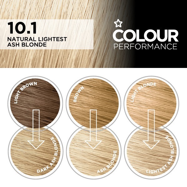 Superdrug Colour Performance 10.1 Natural Lightest Ash Blonde