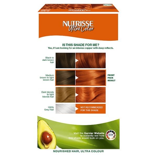 Garnier Nutrisse Ultra Color 7.40 Copper Passion Permanent Hair Colour