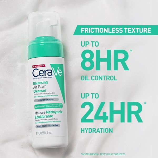 CeraVe Balancing Air Foam Foaming Facial Cleanser 148ml