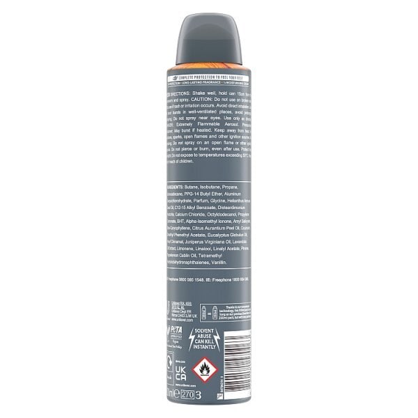 Dove Men+Care Sandalwood + Vanilla Anti-Perspirant Aerosol 200ml