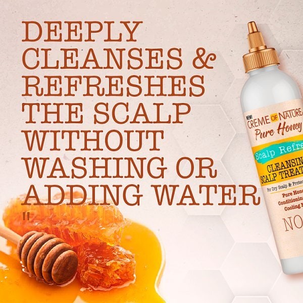 Creme of Nature Pure Honey Scalp Refresh Cleansing Treatment 236.5ml