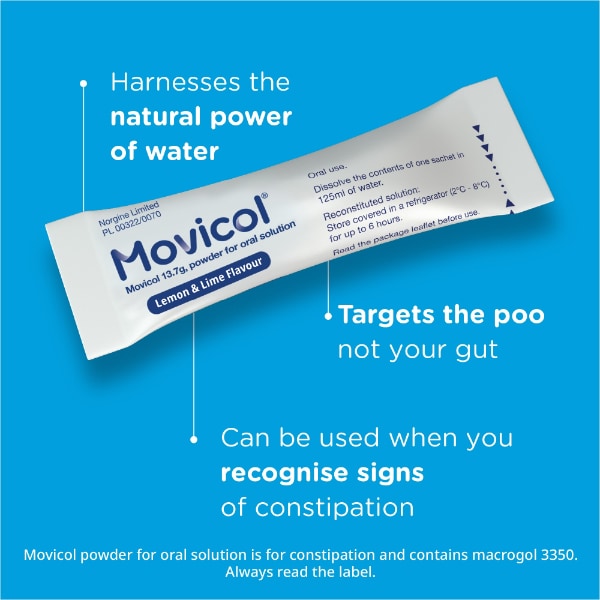 Movicol Ease Citrus 28 Sachet Pack For Constipation