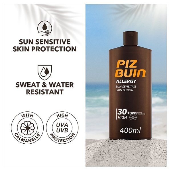 Piz Buin Allergy Sun Sensitive Skin Lotion Spf 30 400Ml