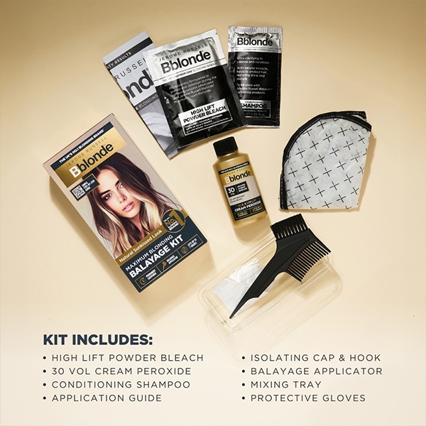 Jerome Russell Bblonde Balayage Kit 30 Cream Peroxide 75ml & Sachet