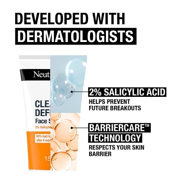 Neutrogena Clear & Defend Facial Scrub 150ml