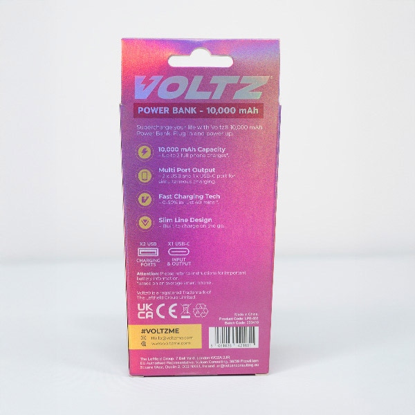 Voltz 10K Power Bank Pink