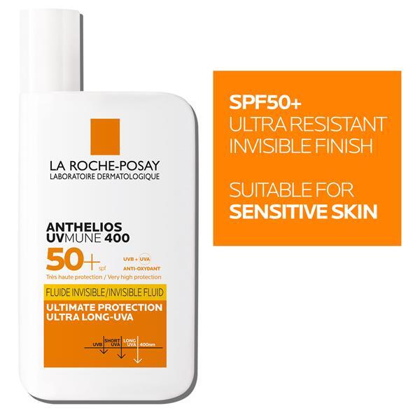 La Roche-Posay Anthelios UVMune Invisible Fluid Suncream SPF50+ 50ml