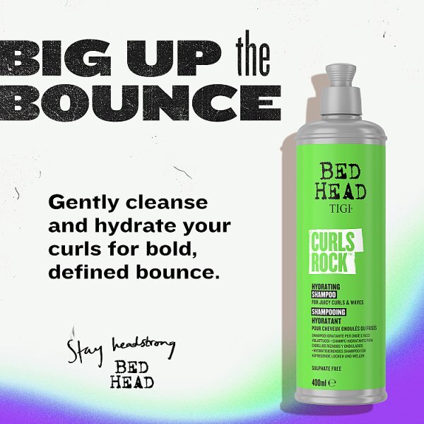 Bed Head Curls Rock Shampoo 400Ml