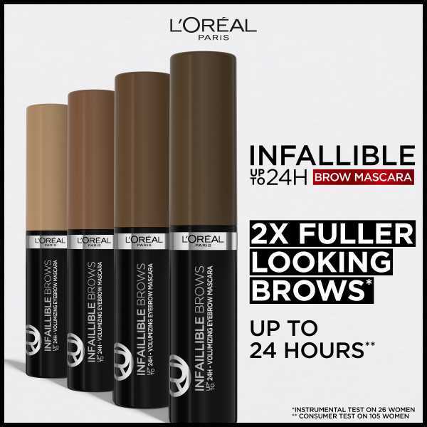 L'Oréal Paris Infallible 24H Brow Mascara Transparent