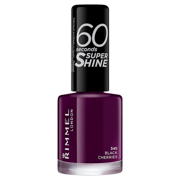 Rimmel Nail Polish  60 Second Black Cherries 8ml