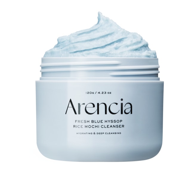 Arencia Fresh Blue Hyssop Rice Mochi Cleanser 120g