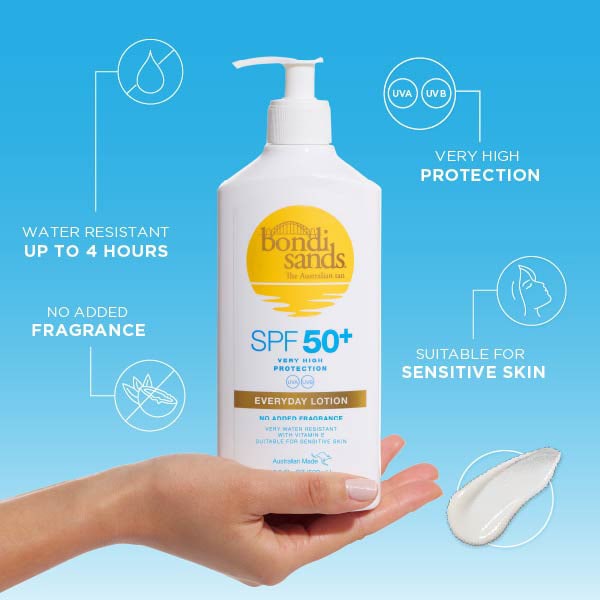 Bondi Sands Spf50+ Fragrance Free Sunscreen Value Pack 500Ml