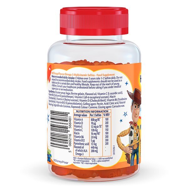 Haliborange Disney Toy Story Omega 3 Orange Softies 60S