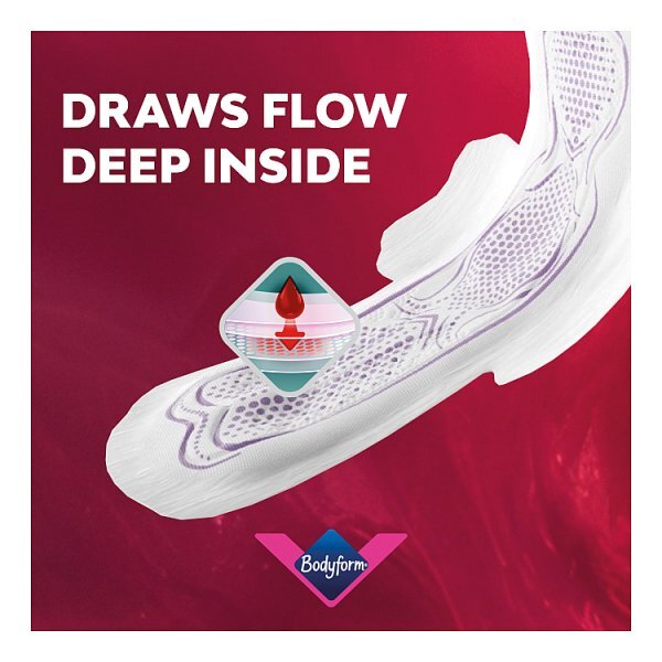 Bodyform Ultimate Ultra Regular Sanitary Towels Wings 12 pk