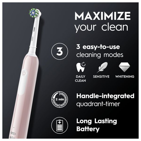 Oral-B Pro 1 Pink Electric Toothbrush