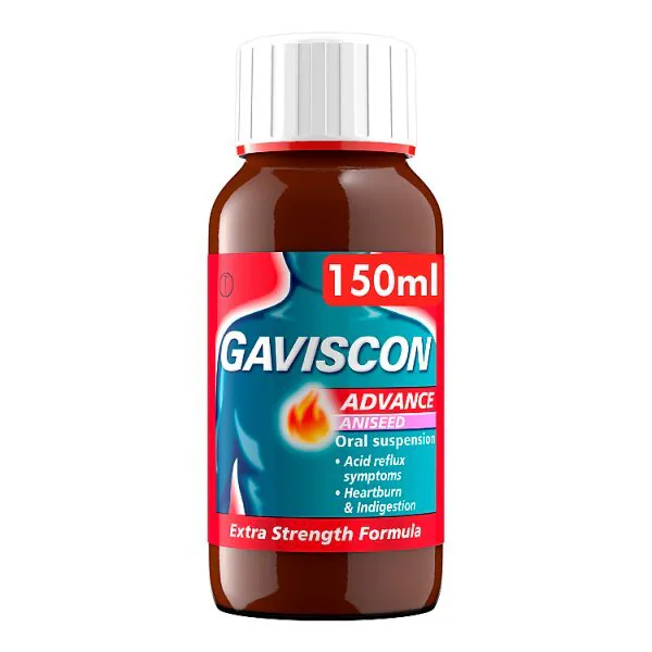 Gaviscon Advance Liquid Heartburn Relief Aniseed 150ml
