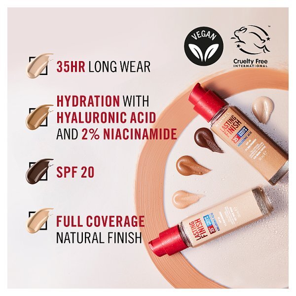 Rimmel Lasting Finish 35HR Foundation Hazelnut SPF20