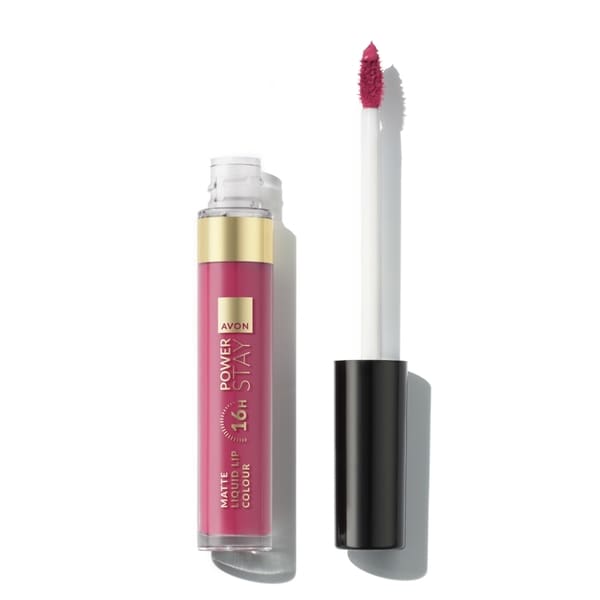Avon Power Stay 16-Hour Liquid Lip Colour Relentless Rose