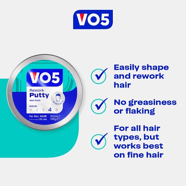 VO5 Hair Putty Rework 150ml