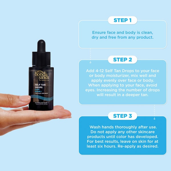 Bondi Sands Self Tan Drops Dark 30ml